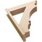 Ekena Millwork 8-in W x 36-in D x 42-in H Balboa Trad Rough Cedar Woodgrain TimberThane Outlooker, Primed Tan OUTUR080X36X42BOA04RCPR - alternate 5